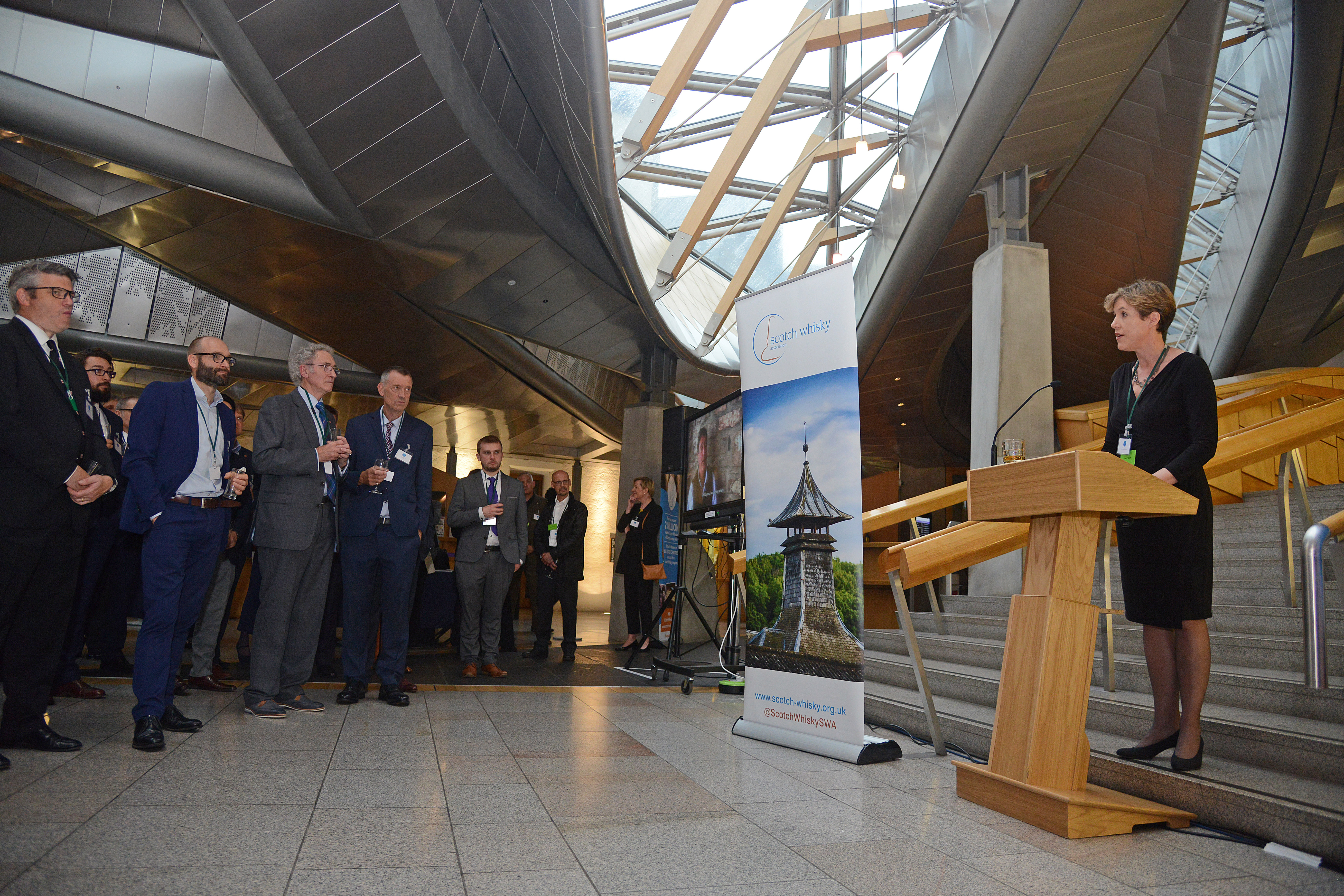 SWA Chief Executive Karen Betts addresses MSPs at the Scottish Parliament